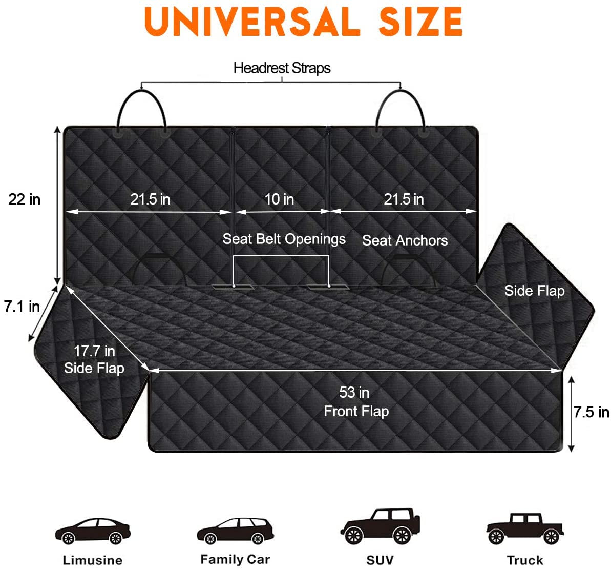 Waterproof Dog Car Seat Covers