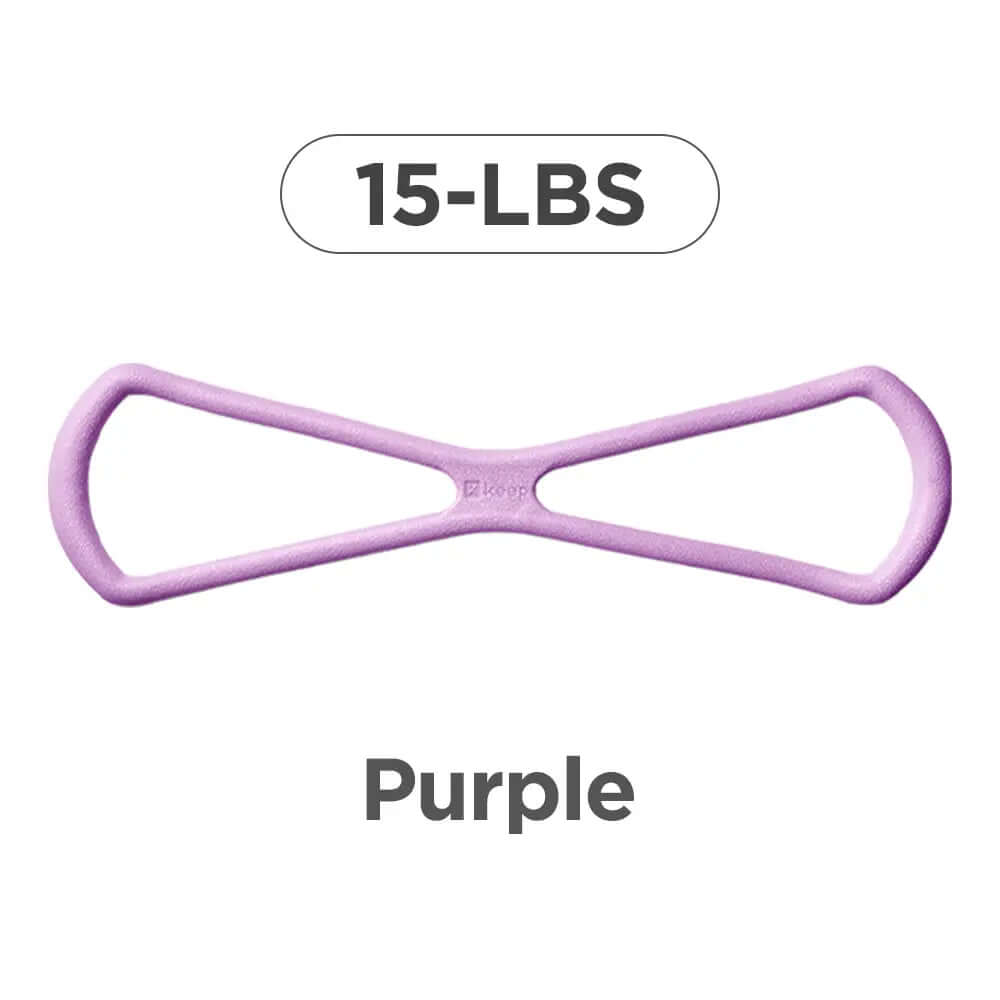 Elevate Your Fitness Routine with Keep Resistance Bands - Versatile 8-Shaped TPE Exercise Bands for Women, Perfect for Strength Training, Yoga, and Muscle Toning!