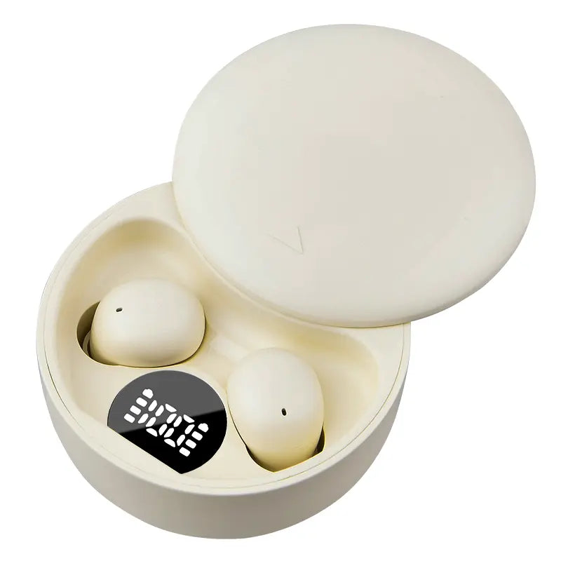 Mini Invisible Bluetooth 5.4 True Wireless In-Ear Earphones with Noise Cancellation for Sports and Gaming