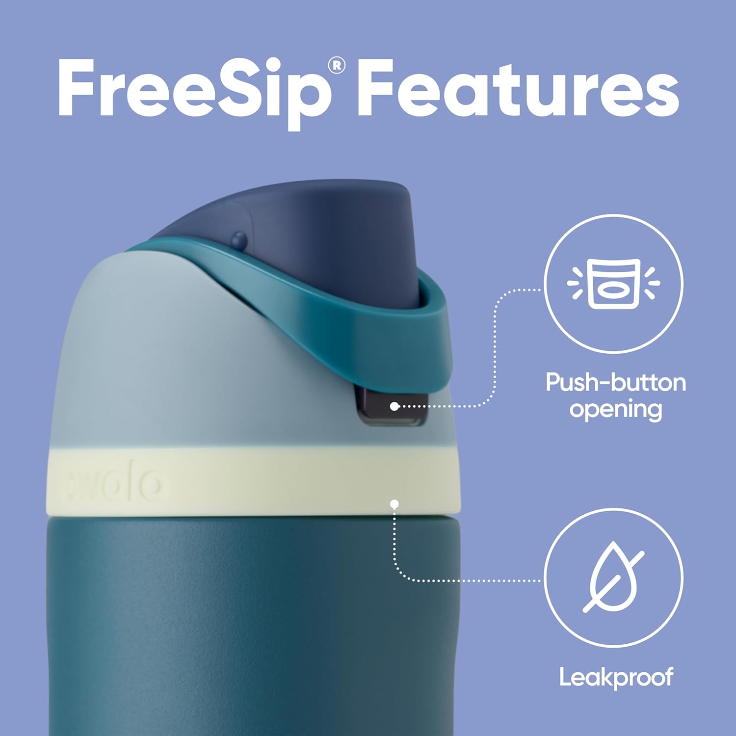 Owala FreeSip Insulated Water Bottle 24oz