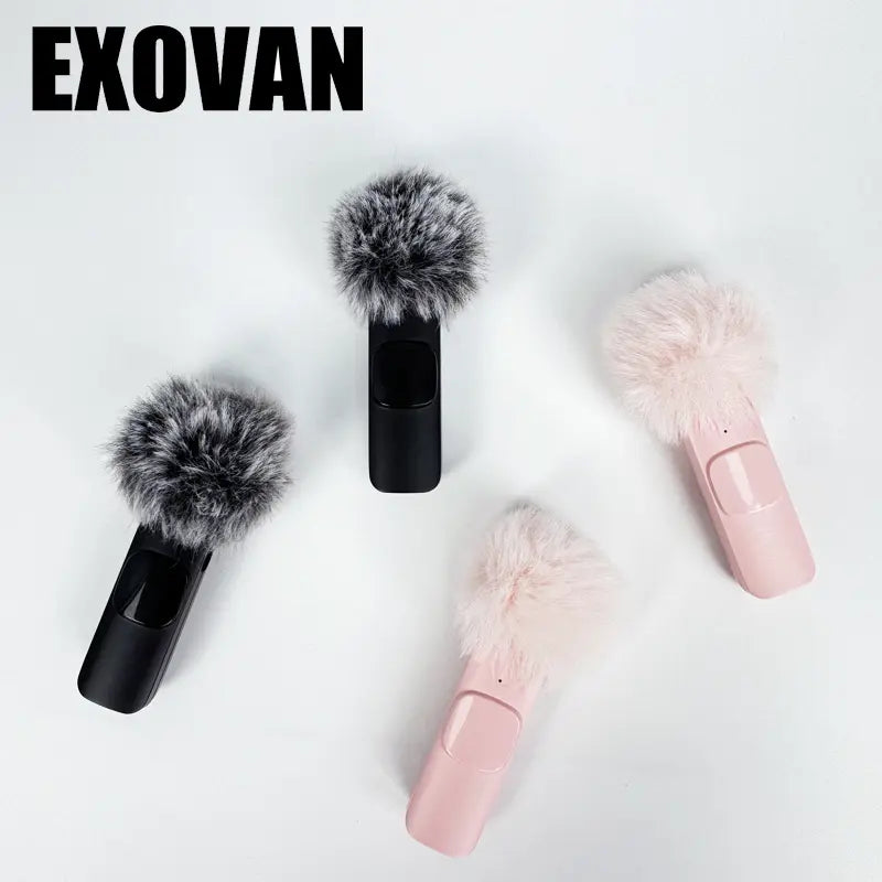 Professional Wireless Mini Microphone Set for iPhone/Smartphones - Dual Lapel Mics with Enhanced Audio Clarity for Video Recording, Interviews, and Vlogging - Noise Reduction and High-Quality Stereo Sound