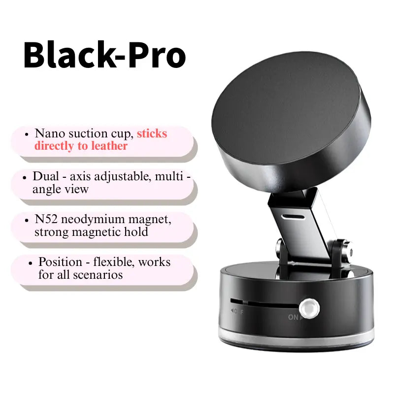 Joytutus 360° Rotatable Universal Car Phone Holder with Powerful Suction for Apple &amp; Android Devices - Ideal for GPS Navigation and Hands-Free Calling, Compact Design