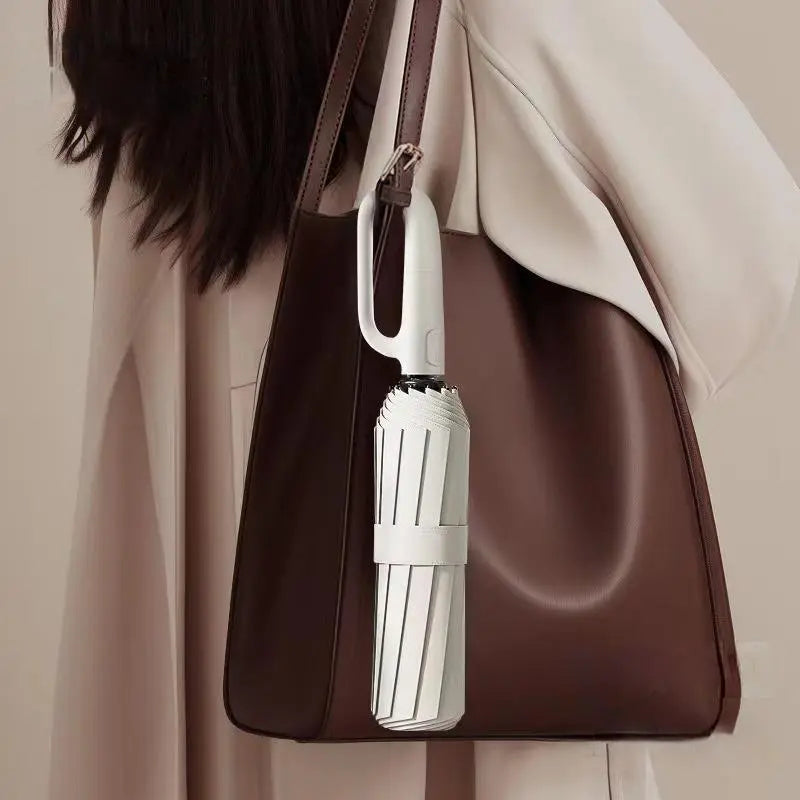 Experience Ultimate Convenience with Our Green Foldable Automatic Umbrella - Compact, Windproof, and UV-Resistant for All Weather Adventures!