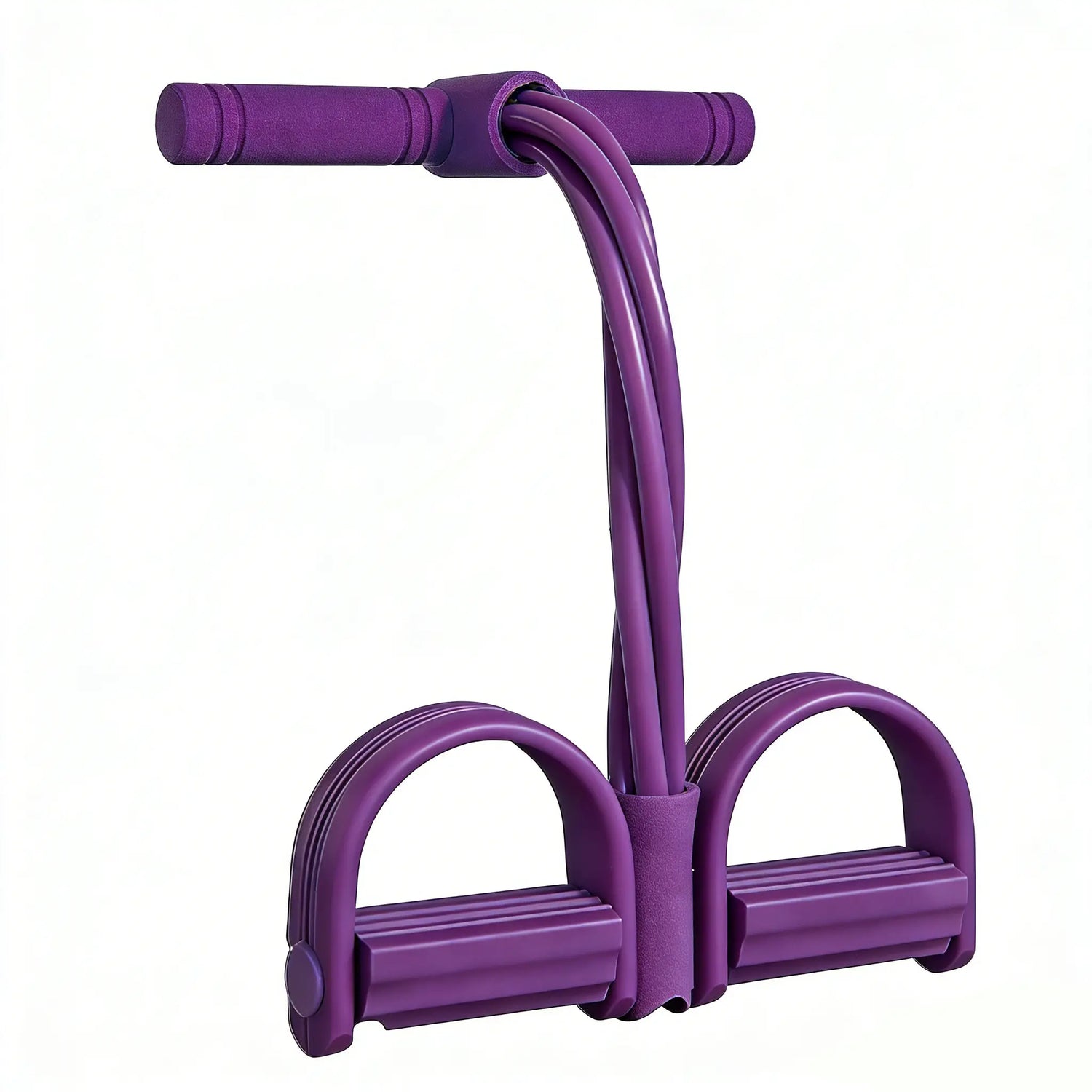 Multi-Functional Portable Pedal Resistance Band Trainer for Comprehensive Home Fitness Workouts, Including Sit-Ups, Yoga, and Abdominal Training