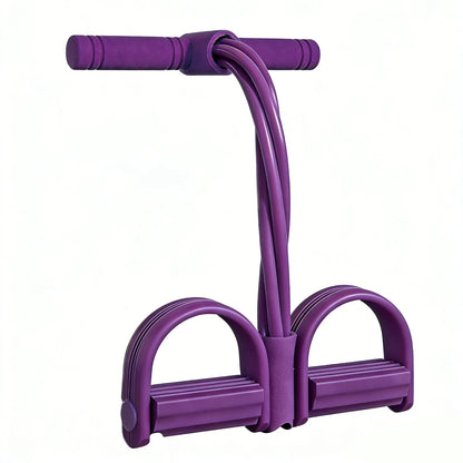 Multi-Functional Portable Pedal Resistance Band Trainer for Comprehensive Home Fitness Workouts, Including Sit-Ups, Yoga, and Abdominal Training