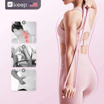 Elevate Your Fitness Routine with Keep Resistance Bands - Versatile 8-Shaped TPE Exercise Bands for Women, Perfect for Strength Training, Yoga, and Muscle Toning!