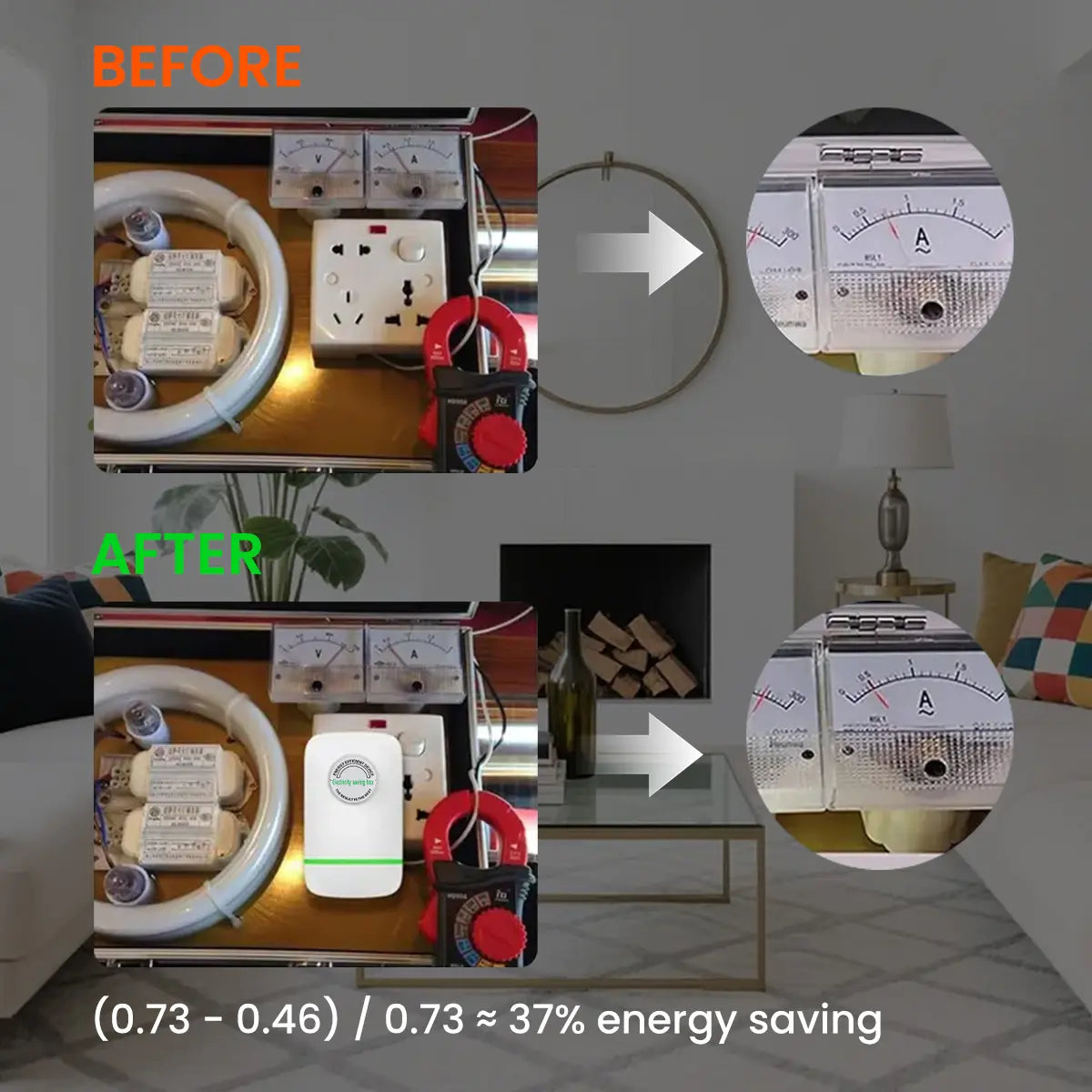Enhanced Plug-In Power Box with US Plug - 2026 Updated Design for 90–250V Input Compatibility