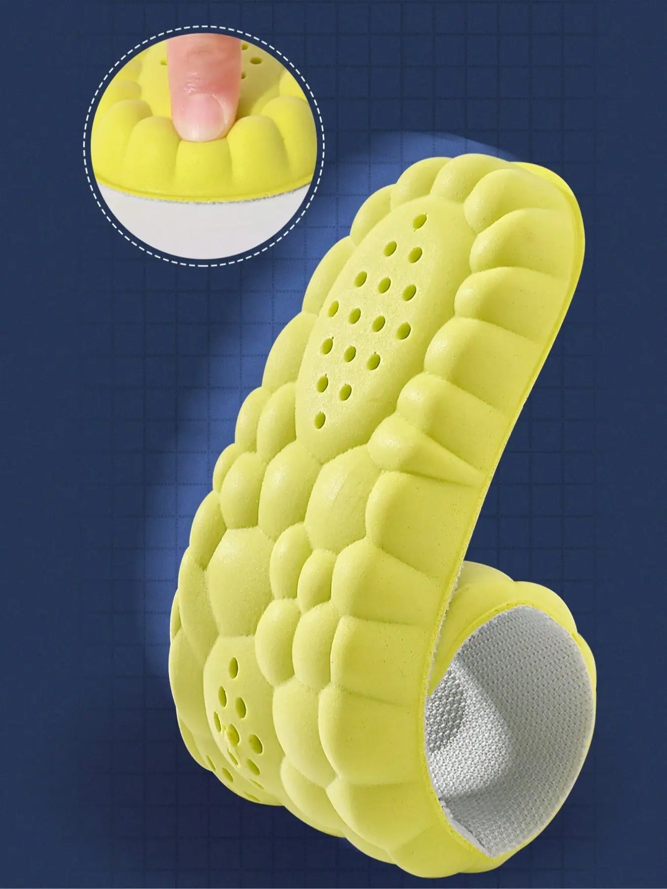 Premium Elastic Breathable Shoe Insoles - Shock-Absorbing, Anti-Slip Comfort for Men and Women