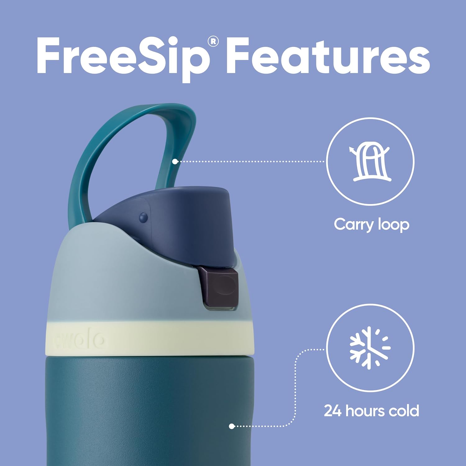 Owala FreeSip Insulated Water Bottle 24oz