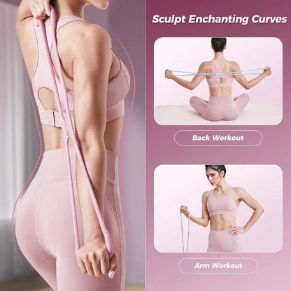 Elevate Your Fitness Routine with Keep Resistance Bands - Versatile 8-Shaped TPE Exercise Bands for Women, Perfect for Strength Training, Yoga, and Muscle Toning!