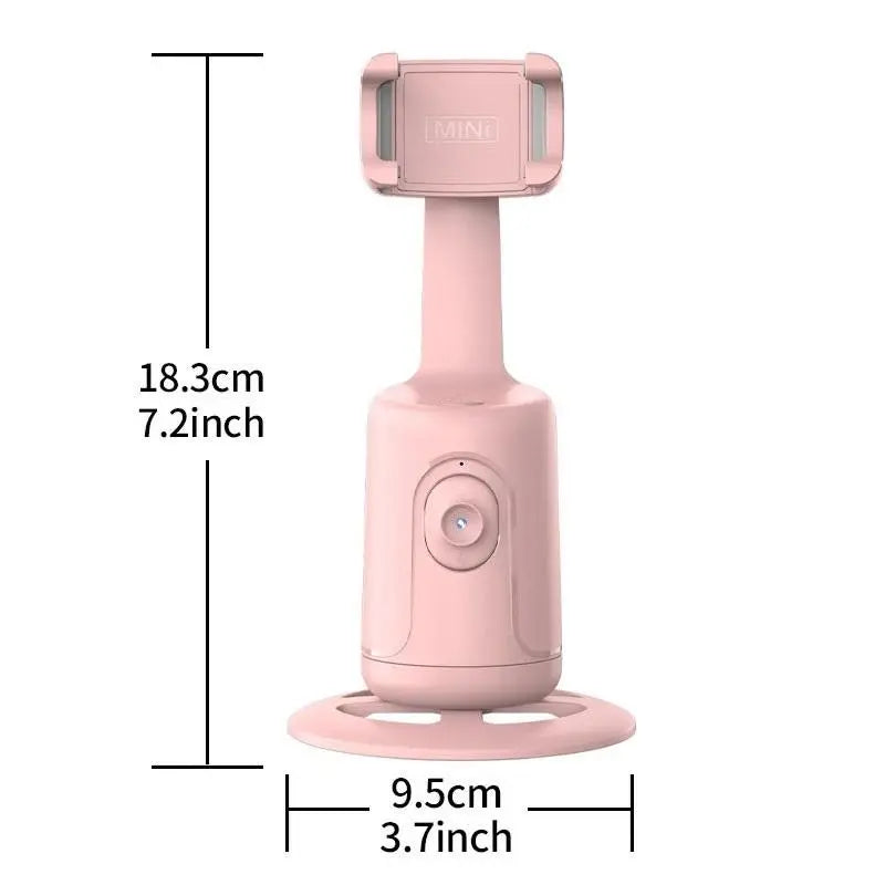 Auto Face Tracking Gimbal Stabilizer Tripod for Smartphones - 360° Rotatable Handheld Video Recording Tool and Selfie Accessory, Ideal for Summer and Gift Giving