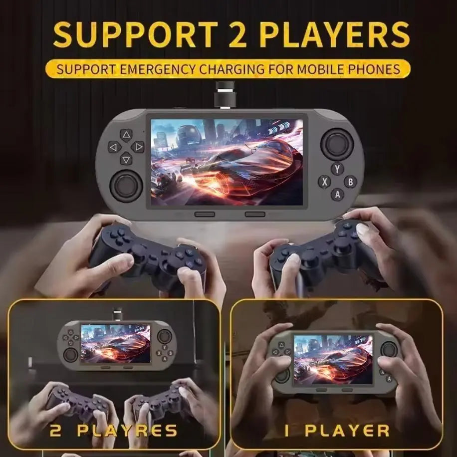 SF3000 Retro Handheld Game Console with 4.5-Inch IPS Screen, 3000mAh Battery, and 16GB TF Card - Ideal Gift for Gamers and Boys, Compact Design for Portable Gaming Experience