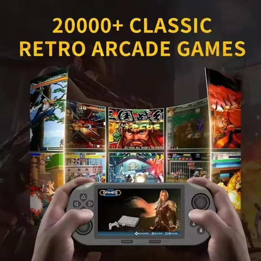 SF3000 Retro Handheld Game Console with 4.5-Inch IPS Screen, 3000mAh Battery, and 16GB TF Card - Ideal Gift for Gamers and Boys, Compact Design for Portable Gaming Experience