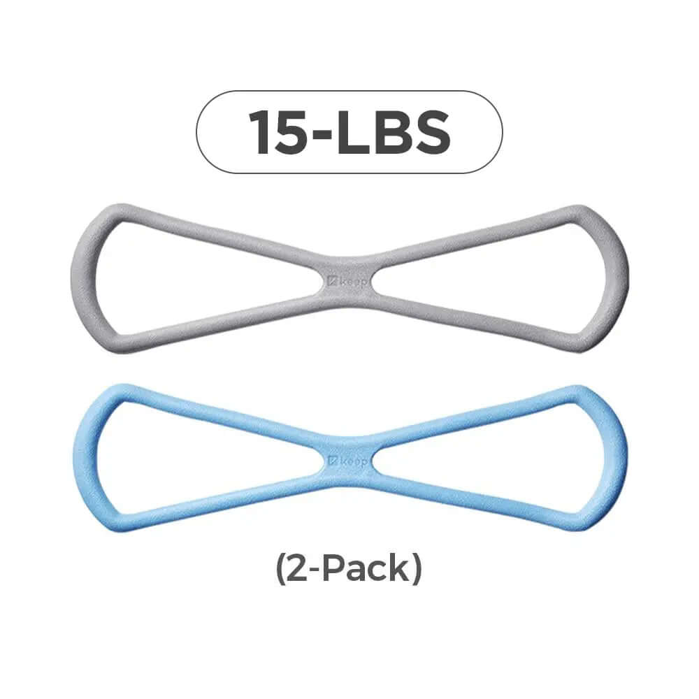 Elevate Your Fitness Routine with Keep Resistance Bands - Versatile 8-Shaped TPE Exercise Bands for Women, Perfect for Strength Training, Yoga, and Muscle Toning!