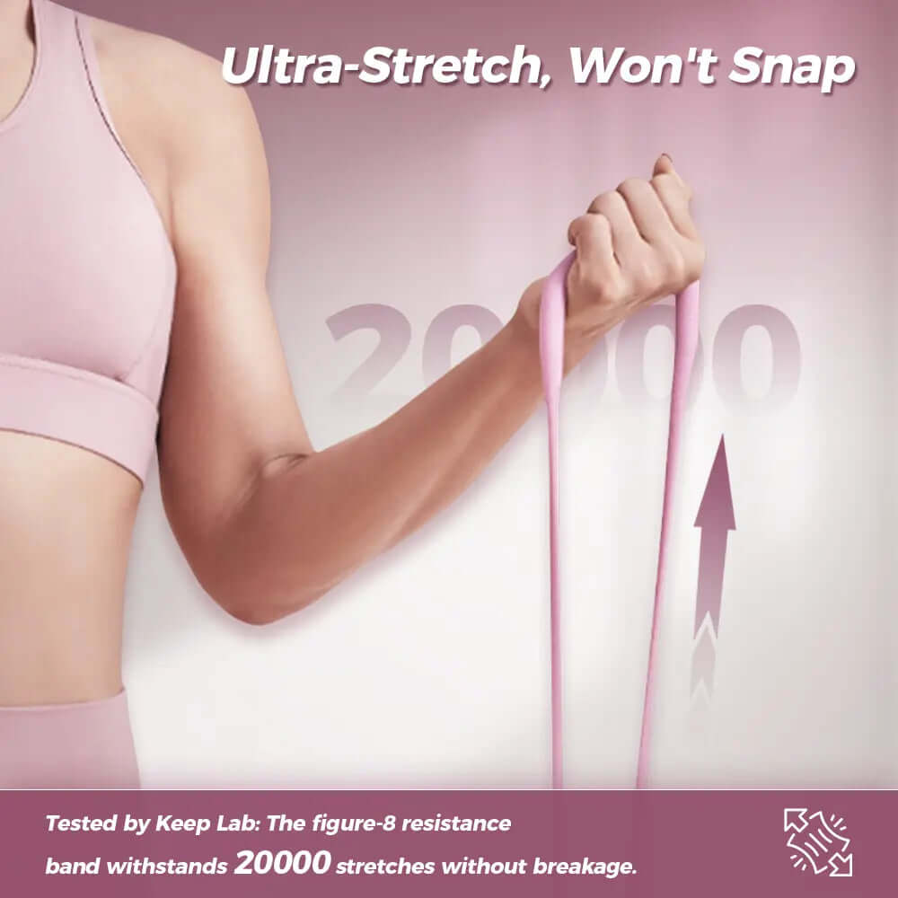 Elevate Your Fitness Routine with Keep Resistance Bands - Versatile 8-Shaped TPE Exercise Bands for Women, Perfect for Strength Training, Yoga, and Muscle Toning!