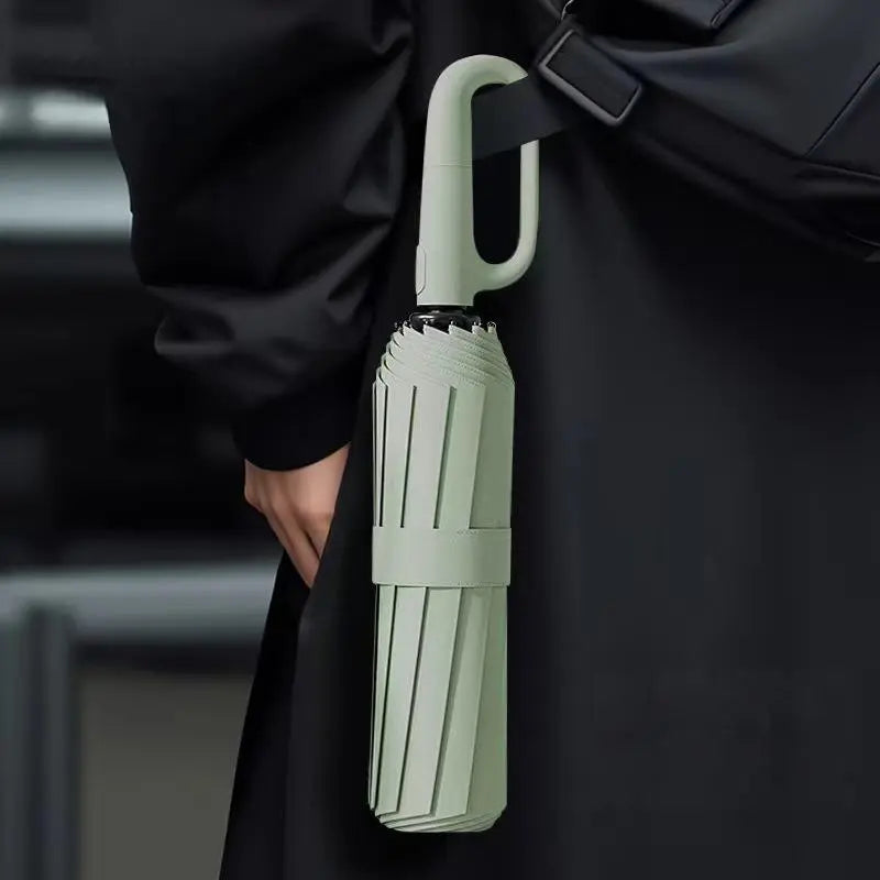 Ultimate Green Foldable Automatic Umbrella