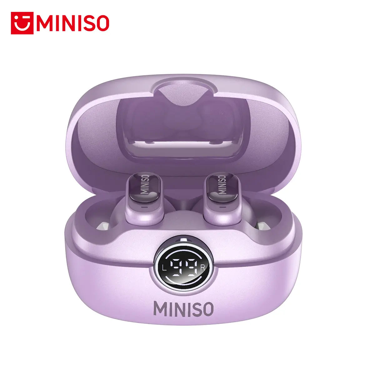 MINISO MS105 Wireless Bluetooth 6.0 Earbuds - Waterproof In-Ear Earphones with Built-in Microphone for Office, Sports, Study, and Gaming