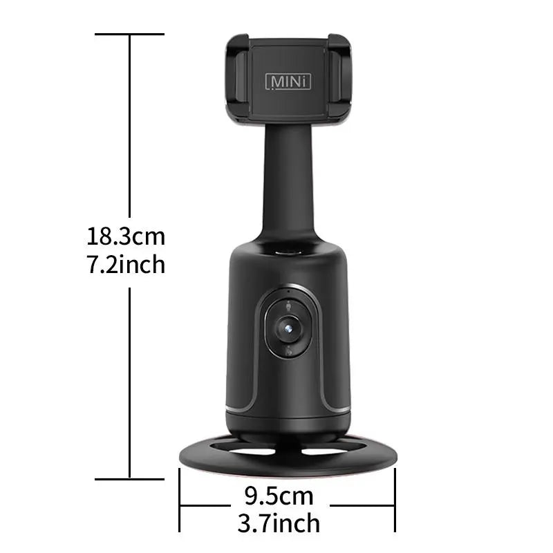 Auto Face Tracking Gimbal Stabilizer Tripod for Smartphones - 360° Rotatable Handheld Video Recording Tool and Selfie Accessory, Ideal for Summer and Gift Giving