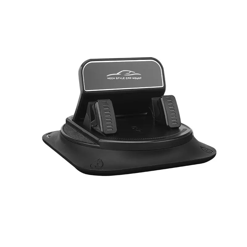 360-Degree Rotating Car Phone Holder for Dashboard Navigation, Adjustable for Horizontal and Vertical Screens, Suction Cup Non-Slip Design Compatible with iPhone and Android Devices