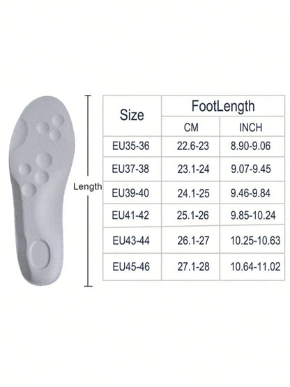 Premium Elastic Breathable Shoe Insoles - Shock-Absorbing, Anti-Slip Comfort for Men and Women