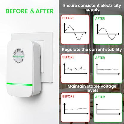 Enhanced Plug-In Power Box with US Plug - 2026 Updated Design for 90–250V Input Compatibility