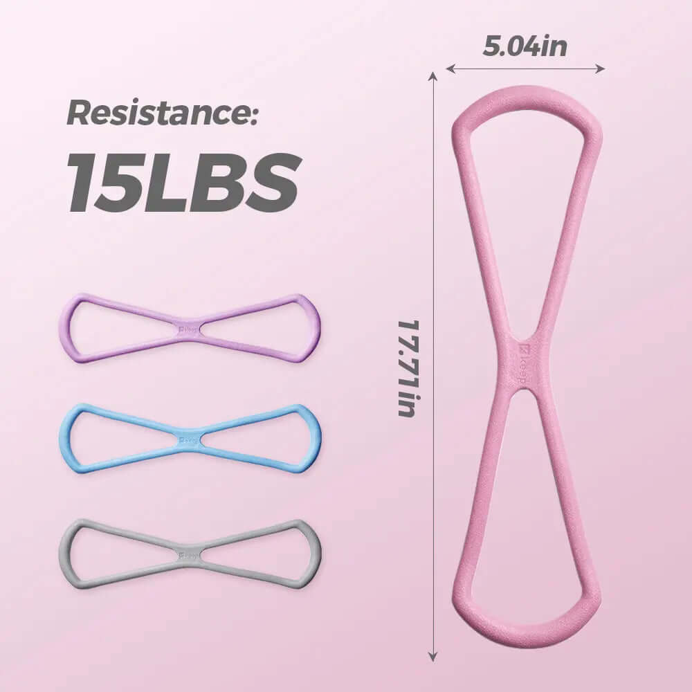 Elevate Your Fitness Routine with Keep Resistance Bands - Versatile 8-Shaped TPE Exercise Bands for Women, Perfect for Strength Training, Yoga, and Muscle Toning!