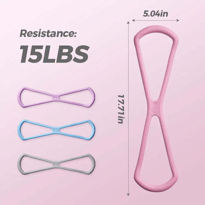 Elevate Your Fitness Routine with Keep Resistance Bands - Versatile 8-Shaped TPE Exercise Bands for Women, Perfect for Strength Training, Yoga, and Muscle Toning!